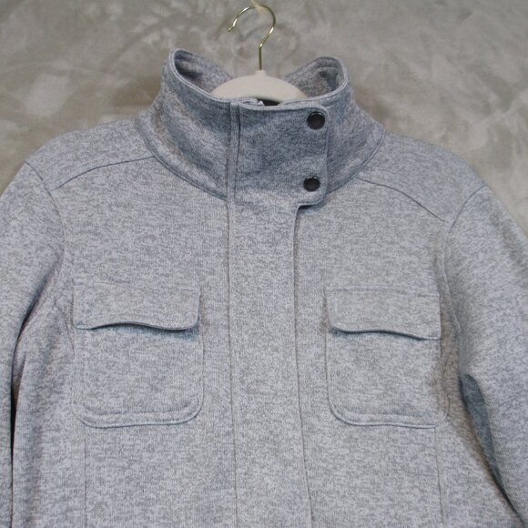 Patagonia Better Jacket Womens Gray Fleece Full Zip Cargo Pockets Size Medium - Picture 6 of 13